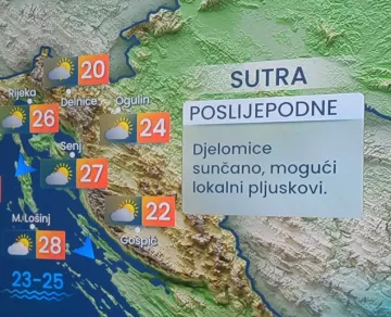 Pljuskovi i grmljavina kvare vikend, pravo ljeto još čeka!