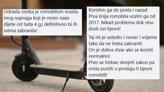 Pitali smo vas treba li zabraniti električne romobile: U rekordnom roku stiglo 800 komentara!
