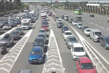 Kilometarska kolona na autocesti A2: Gužva je i na Lučkom