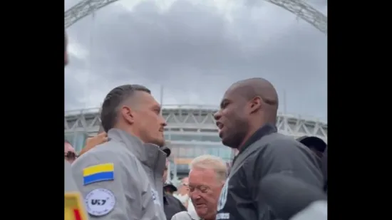 Usik i Dubois oči u oči ispred Wembleyja uoči spektakla: Britanac urlao jednu poruku