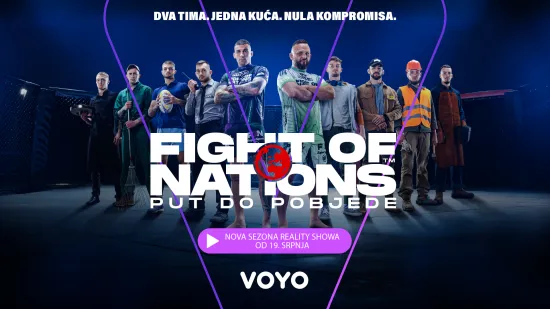 Kreće spektakl: Evo kada i gdje gledati prvu epizodu reallity showa 'Fight of Nations™: Put do pobjede'