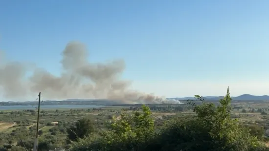 Razbuktao se požar u Pakoštanima: Kao iz 'Apokalipse danas', pogledajte snimku