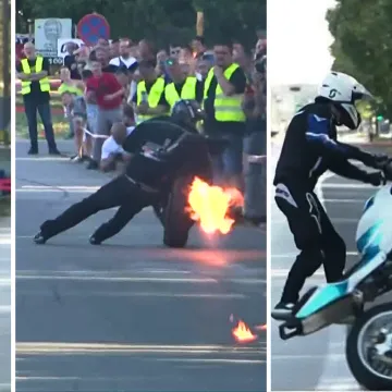 Motoristi na ulicama, ove godine posebna priča: Akrobatski show 'zapalio' publiku! 'Humanitarci velika srca'