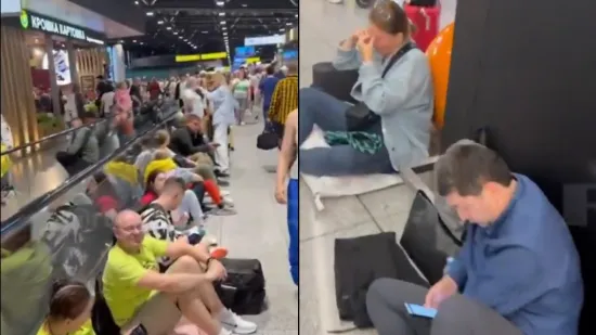 Kaos u ruskim zračnim lukama zbog napada Ukrajinaca: Putnici spavaju po podu