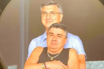 Bi li to ovako izgledalo da su Milanović i Plenković uhvaćeni na Coldplayu? Uradak je hit na TikToku
