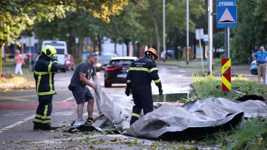 Zagrebački vatrogasci intervenirali zbog nevremena, najviše zbog srušenih stabala