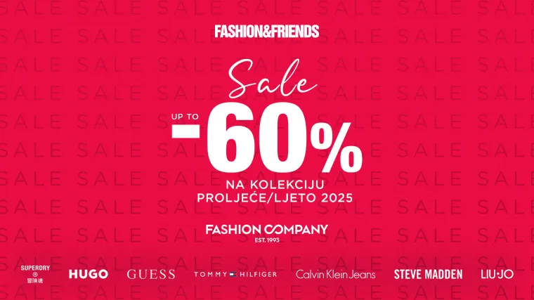 Do -60% na najtraženije brendove u Fashion&Friends i Fashion Company trgovinama