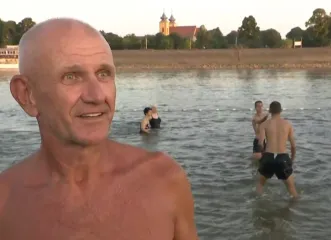 Osječani spas od vrućine traže na Kopiki, ali upozoravaju: 'Ne treba izazivati Dravu'
