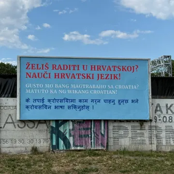 Plakati na stranom jeziku osvanuli u Zagrebu: Oglasili se iz Domovinskog pokreta