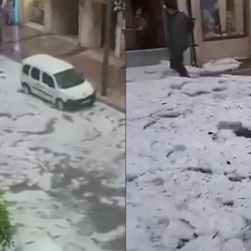 Pogodio ih niz oluja: Gigantske kugle tuče zasule ulice, ceste se pretvorile u rijeke
