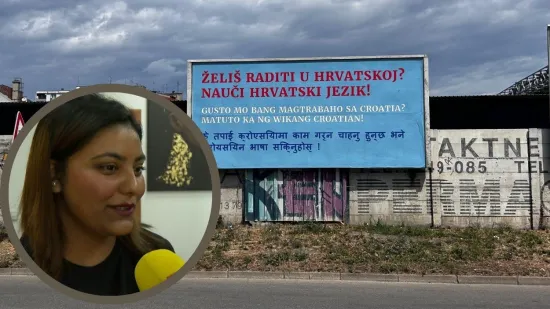 Jeste li primijetili? DP-ovci su jednu riječ pogrešno napisali. Otkrila nam je to mlada Nepalka