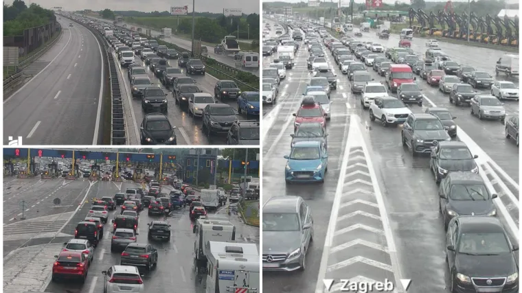 Pogledajte kolone na Lučkom i Demerju: Ceste mokre i skliske, a stvaraju se gužve
