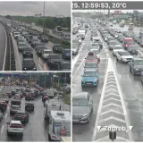 Pogledajte kolone na Lučkom i Demerju: Ceste mokre i skliske, a stvaraju se gužve