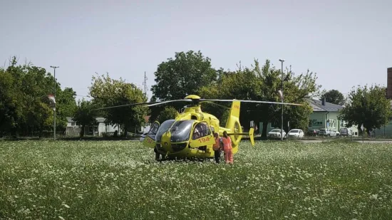 Radnik u Kutini pao s deset metara na beton: Helikopterom ga vozili u bolnicu