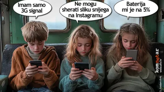 Vlak u snijegu u 2024.