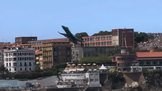 Zamalo se s borbenim zrakoplovom zabio u gledatelje na plaži, spriječio je tragediju u zadnji čas!