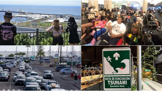 Gužve na cestama i u zračnim lukama, udaraju prvi valovi cunamija: Ovako izgledaju Havaji i Japan nakon razornog potresa
