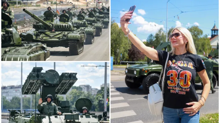 Teška mašinerija Hrvatske vojske na ulicama Zagreba: Pogledajte tko se pojavio od faca