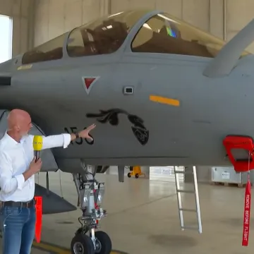 Reporter Boris Mišević pokazao detalj na Rafaleu koji možete vidjeti samo izbliza