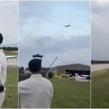 Prosidba u zraku pošla po zlu: Žena rekla 'DA', a onda se srušio avion. Pojavila se snimka