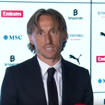 Modrić je posebno odgovorio na par pitanja koja mu je postavila RTL-ova Ines Goda Forjan