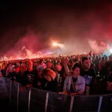 Nakon turbulentnog početka koncerta, publika uglas pjevala 'Dolazak Hrvata'