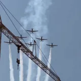 Kakav prelet iznad Petrinje! Pogledajte kakav show su priredila Krila Oluje