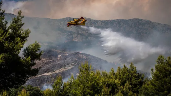 Požar kod Gaćeleza pod nadzorom, nema opasnosti za kuće