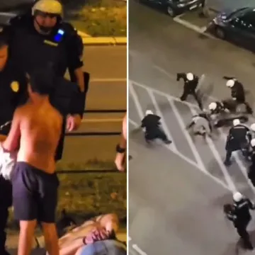 Dječaku stavili lisice, mladića divljački prebili na cesti: Šire se jezive snimke iz Srbije