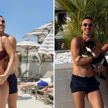Prizori koji tope srca! Zvijezda 'Sjena prošlosti' u sedmom nebu: S trudnom suprugom uživa u morskoj idili