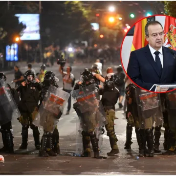 Dačić o Hrvatu uhićenom u prosvjedu: 'A što bi se dogodilo da je neki Srbenda u Zagrebu napao policiju?'