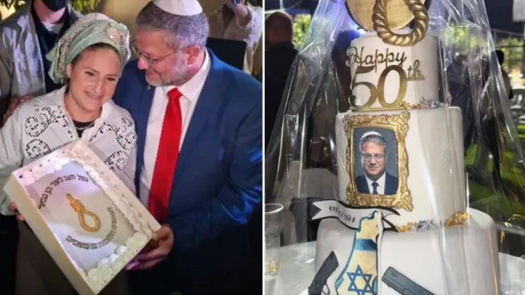 Skandalozna torta na rođendanskoj proslavi: Izraelski ministar slavio uz simbol vje&scaron;anja