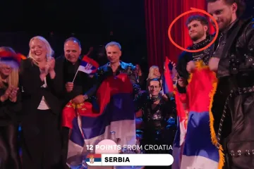 Njihov žiri nama 0, a onda mi njima 12. Pogledajte izraze lica srpskog benda kada su čuli bodove hrvatskog žirija