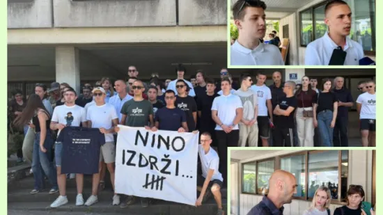 Skup za maturanta u Dubrovniku optuženog da je bacio bengalku na policajca: 'Poku&scaron;ao ju je odgurnuti, nedužan je'