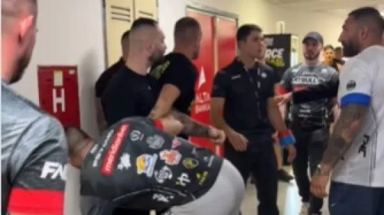 U noći FNC-ovog spektakla zaskrilo u hodniku beogradske Arene, skoro izbila tuča