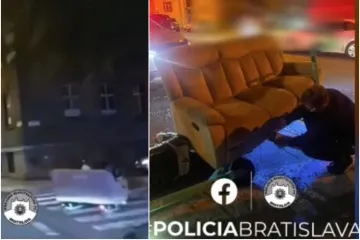 Stavili kauč na romobile i provozali se gradom: Pogledajte kako ih je policija skužila