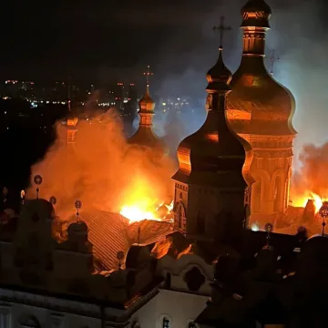 Gori simbol Ukrajine, pogledajte snimke masovnog napada: 'Potražite skloni&scaron;te'