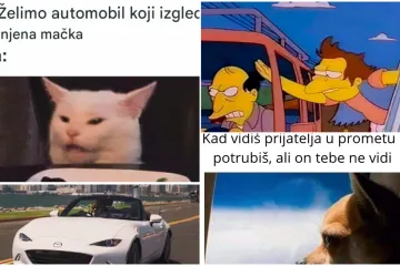 Od prespore vožnje do praznog rezervoara: Ovi prometni memovi nasmijat će vas do suza