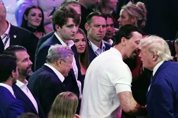 Izgled Barrona Trumpa na UFC spektaklu izazvao lavinu komentara: 'Treba li mu pomoć?'