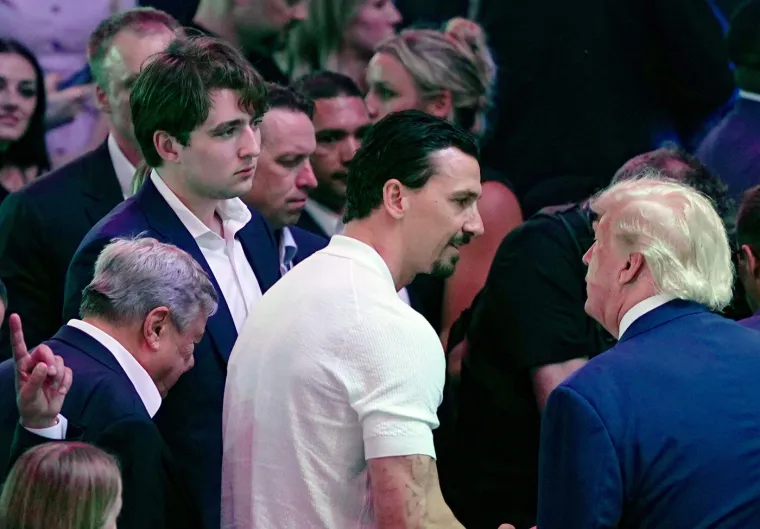 Izgled Barrona Trumpa na UFC spektaklu izazvao lavinu komentara: 'Treba li mu pomoć?'