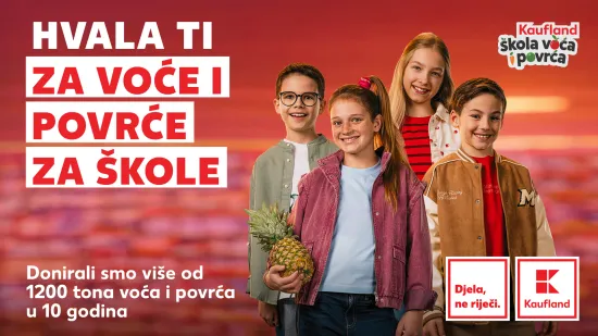 Besplatno voće i povrće iz Kauflanda dobivaju ove &scaron;kole!