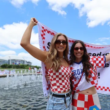 Hrvatska navijačica plijeni pažnju u Dallasu: 'Muža sam ostavila kući'