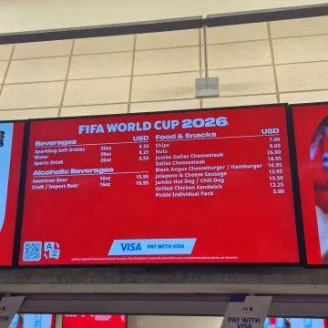 Evo kakve su cijene u Arlingtonu: Voda, pivo i hrana papreno skupi na stadionu