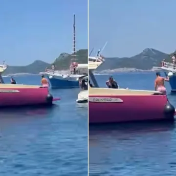 Jahta 'Barbie' privukla poglede u Dubrovniku, na palubi uhvaćen biv&scaron;i Vatreni! Pojavila se i snimka