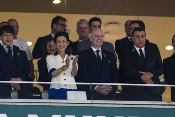 Biv&scaron;i 'Vatreni' rijetko se pojavljuje u javnosti, a sada je snimljen uz Infantina na SP-u