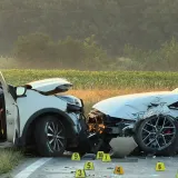 Stravični prizori blizu Požege: Frontalni sudar Audija i Renaulta, četvero ljudi u bolnici