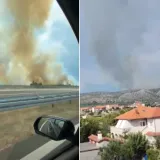 Dva velika požara buknula kod &Scaron;ibenika, na terenu vi&scaron;e od 50 vatrogasaca