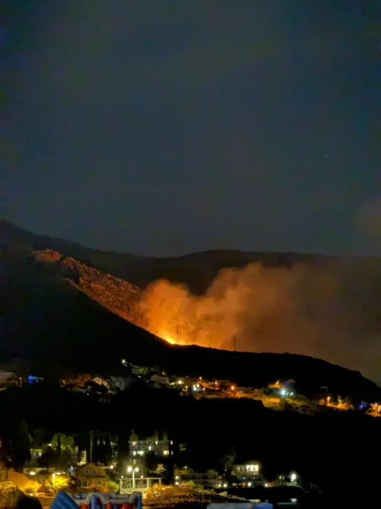 Nova borba s vatrom na jugu: Gori &scaron;uma kod Dubrovnika, požar se pro&scaron;irio iz Crne Gore