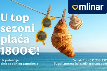 Zaposli se u Mlinarovoj prodavaonici, zarađuj 1.800 &euro; mjesečno u sezoni!
