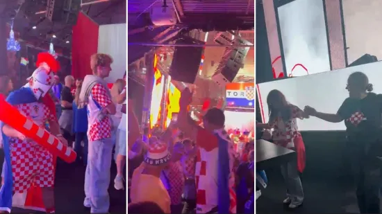 Hrvatska kuća u Torontu gori! Pogledajte fe&scaron;tu hrvatskih navijača